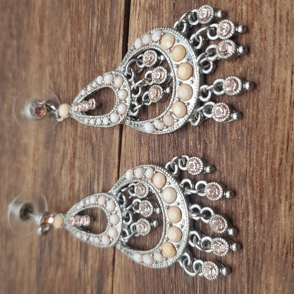 Bollywood wedding earrings E2143‎ - Picture 3 of 4